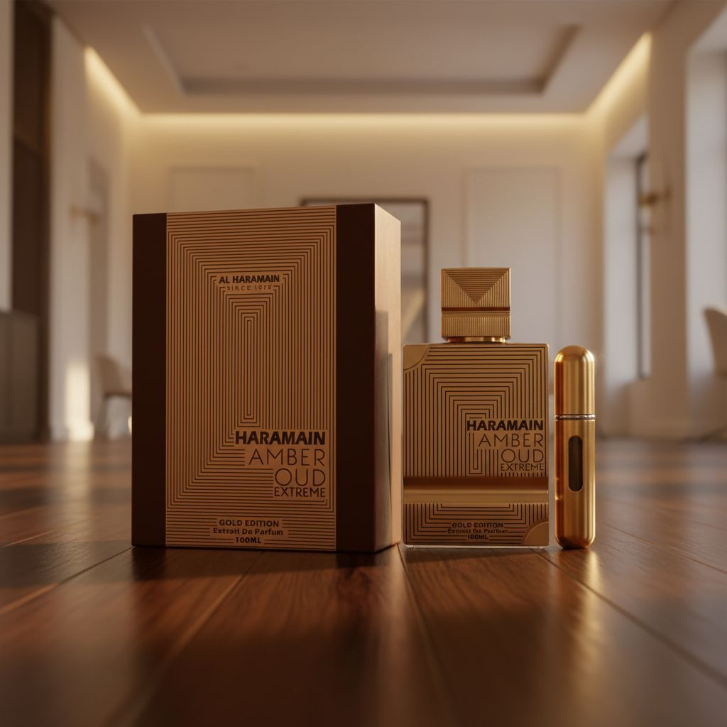 Haramain Amber Oud – 100 ml – Perfume Calidad 1.1 Premium - miniatura 4