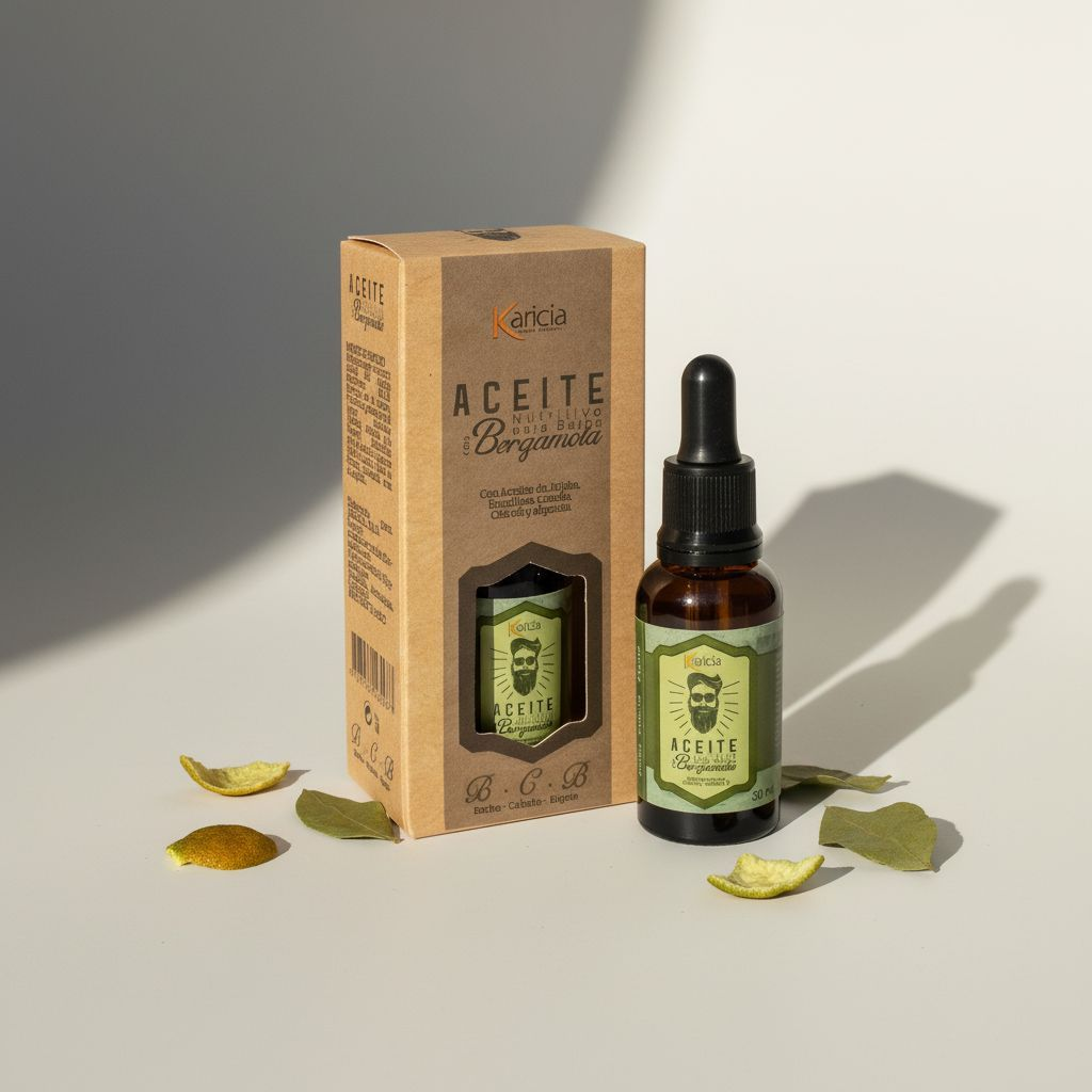 Aceite de Barba Karicia con Bergamota (30 ml) - miniatura 4