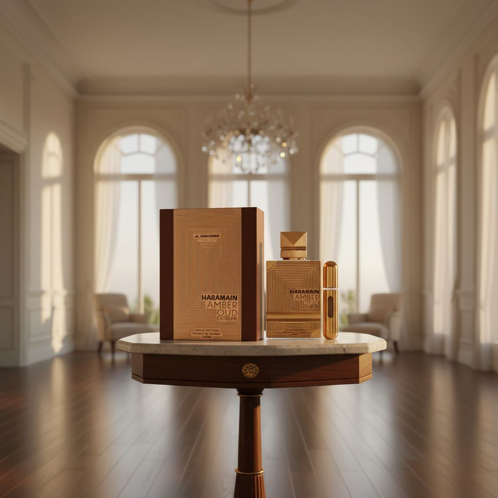 Haramain Amber Oud – 100 ml – Perfume Calidad 1.1 Premium - miniatura 3