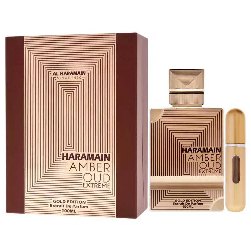 Haramain Amber Oud – 100 ml – Perfume Calidad 1.1 Premium - miniatura 2