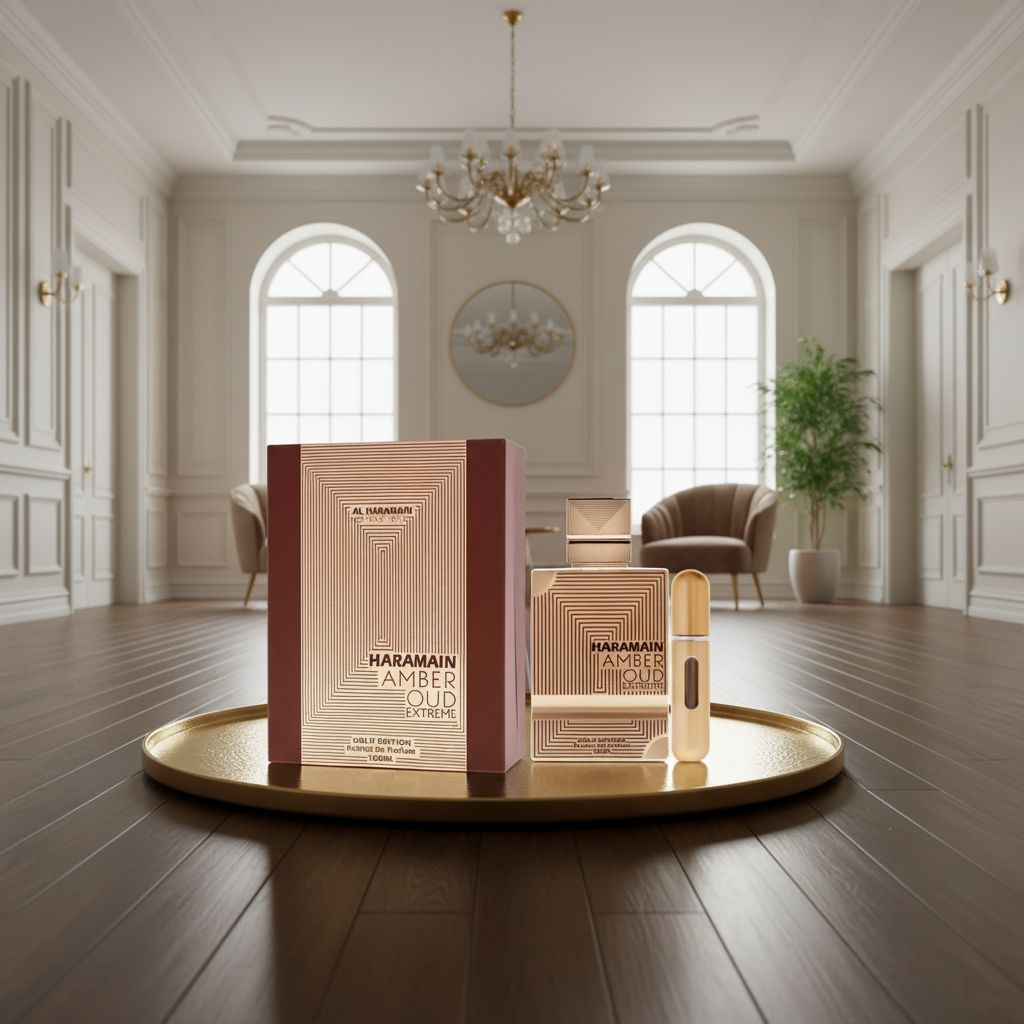 Haramain Amber Oud – 100 ml – Perfume Calidad 1.1 Premium - miniatura 5